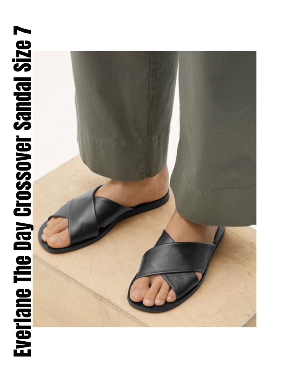 Everlane The Day Crossover Sandal Size 7